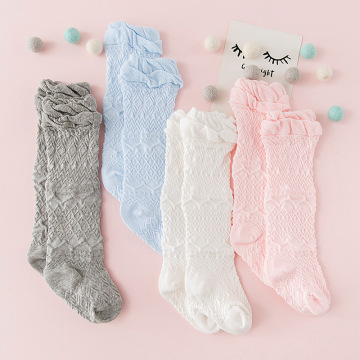 Breathable baby solid color stockings