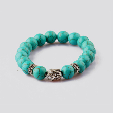 Elastic charm buddha bangle beads  2019 bracelet stone