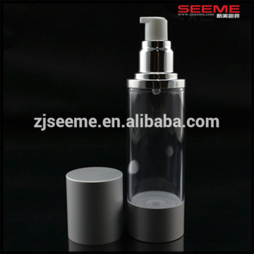 Mini Portable Airless Bottle Cosmetic 15ml 30ml Pump Cover Travel Skincare Empty Bottle