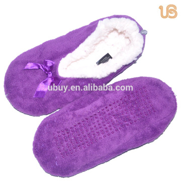 Women's fuzzy home shoe sock