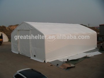 steel frame large prefabric PVC shelter prefab equipment shelter