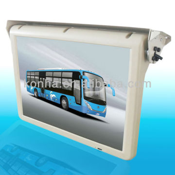 19" Motorized LCD Bus Ad Player Roof Mount