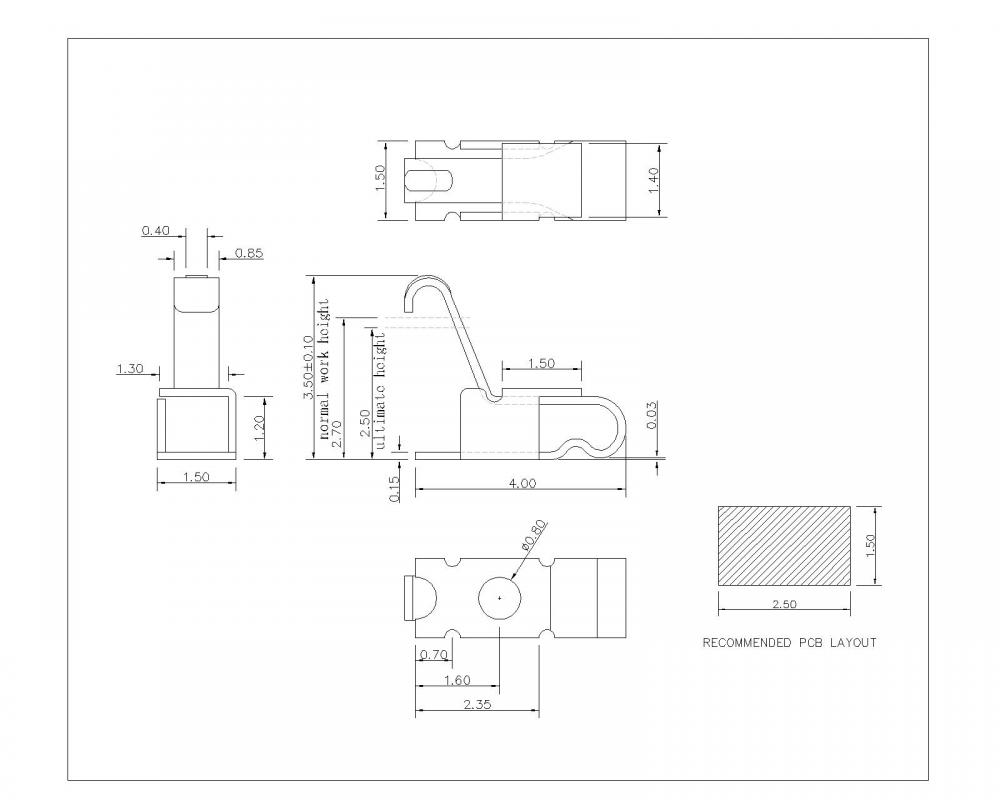 SF-040-XX-20 Spring dedo L 4,0mm