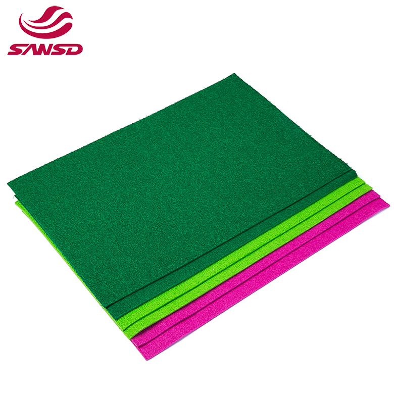 factory direct grass green furry flocking colorful non toxic eva craft foam sheet