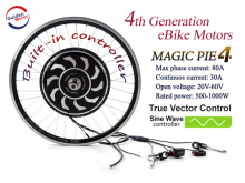 250W E-Bike Conversion Kit with Built-in Controller