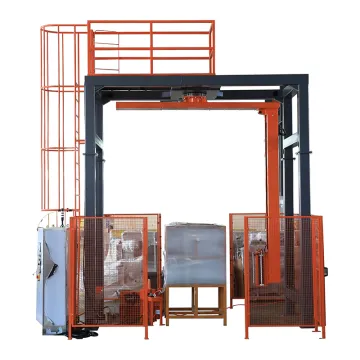 Arm Stretch Roll PE Film Packaging Automatic Pallet Wrapping Machine