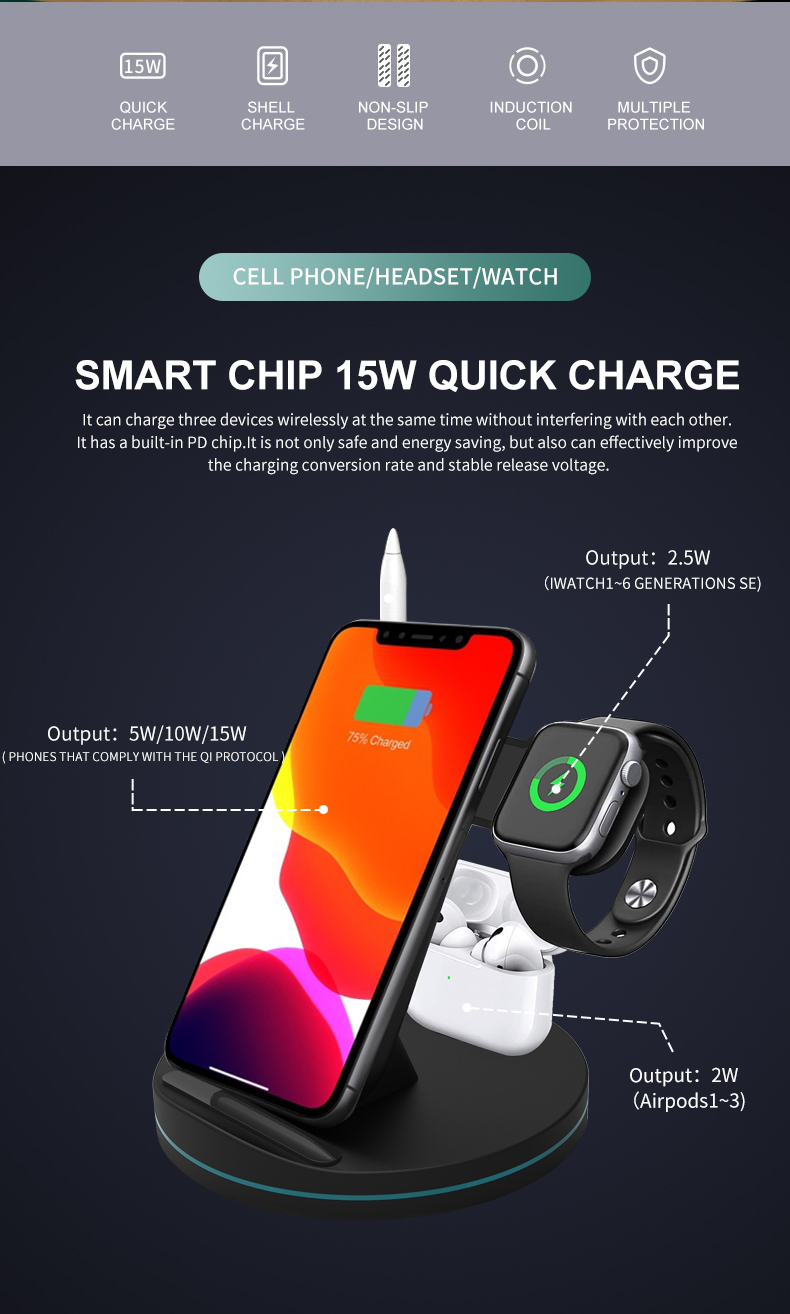 the 3-1 wireless charger