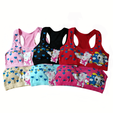 Ventilated Comfortable Training Bras for Young Girls