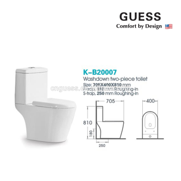 sitting wc pan,washdown toilet,K-B20054