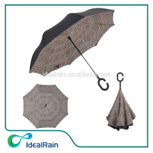 23 inch manual open double layer inverse umbrella