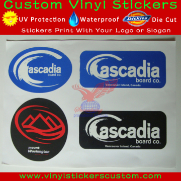 removable vinyl waterproof car bumper stickers