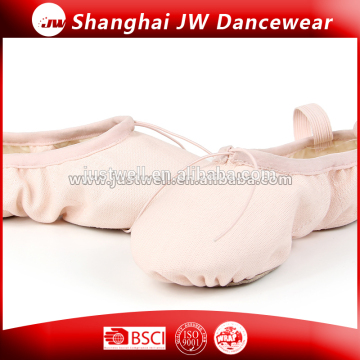 Ballet dance shoes pink color split ballet slipper