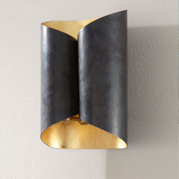 LEDER Bellissime lampade da parete in metallo