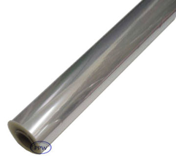 Transparent cellophane film roll and clear cellophane