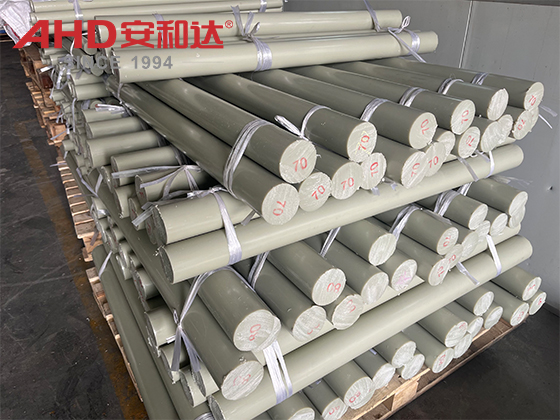 barra de pp de varilla sólida de pp gris grey pp solid rod pp bar