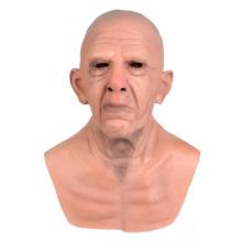 Realistic Full Face Latex Old Man Mask for Halloween and Music Festivals