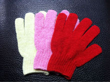 2014 HOT SELL Promotional Nylon SPA Exfoliating Bath Glove Nylon Bath Glove A003