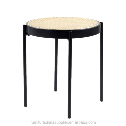 Table d&#39;appoint moderne en rotin en rotin