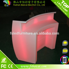 Li-battery rechargable superior LED bar counter commercial bar counters