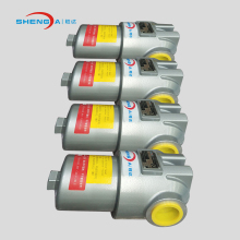 Low pressure inline oil filter assembly hydraulic filter