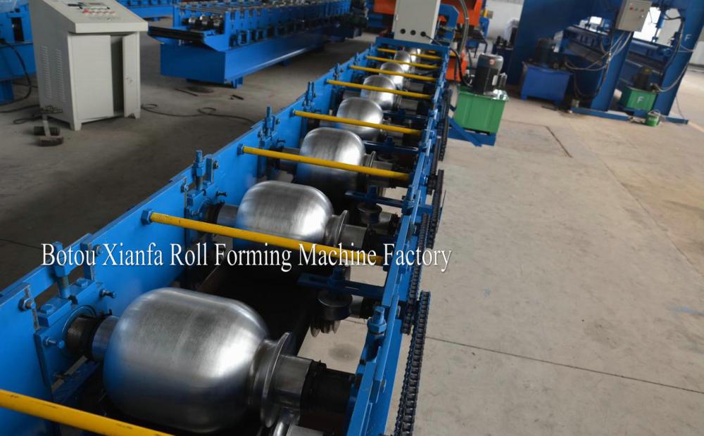 Color Steel Sheet Circular Gutter Roll Forming Machine