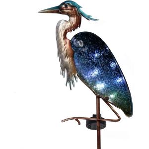 Blue Heron Solar Lights