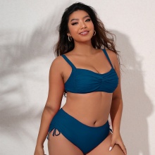 Sexy Plus Size Swimwear: High Waist Bikini Set for Large Size Women