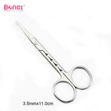 Stainless steel beauty nose hair scissors