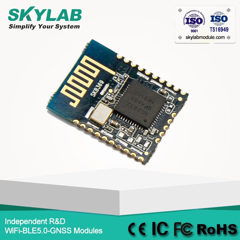 SKYLAB FCC CE Ibeacon Keyboard Long Range Wireless Ble Mesh Nrf Bluetooth Module With Antenna