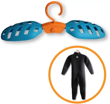Fast Drying Wetsuit Hanger with Wide Vented Hole