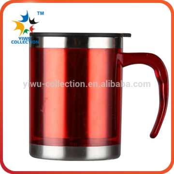 Stainless Self Spinning Stirring Mug 400ml Mixing Auto Cup Mug