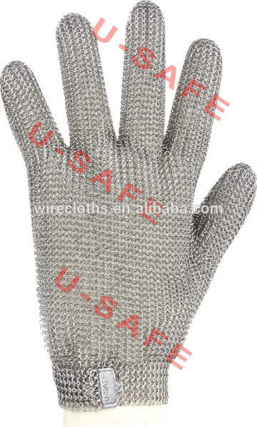 safe cut-resistant knitted meat processing glove