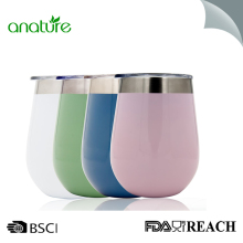 12oz Insulated Stemless Glass Stemless Wine Tumbler