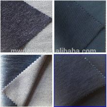 Indigo Ribbed Twill Knit Denim