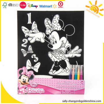 Minnie Fuzzy And Velvet Coloring Sheets