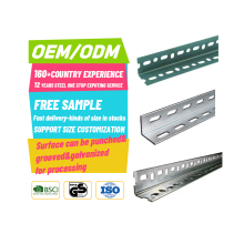 Reliable Fasteners: Galvanized Steel L-Shaped Slotted Angle Bars