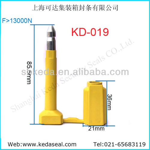 China manufacturer High security lock, KD-019 ABS Bolt seal