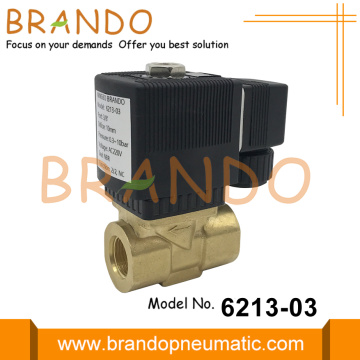 6213 A 10.0 3/8 &#39;&#39; Válvula solenoide de latón 230V