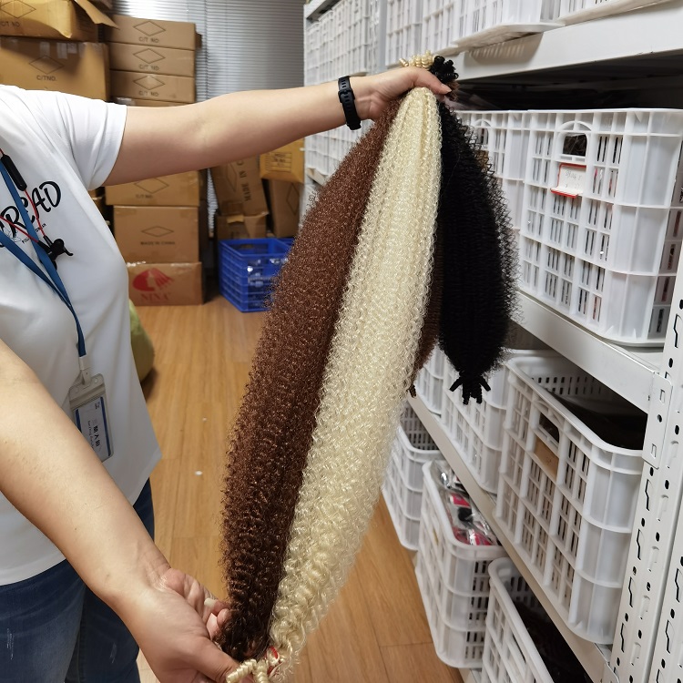 Private Label Crochet Ombre Wholesale Synthetic African Hair Extensions For Braids 3X Afro Spring Twist Braiding Hair