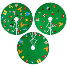 Christmas Tree Skirt Mat for Christmas Tree Decoration