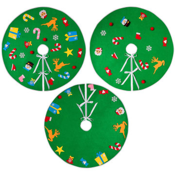 Christmas Tree Skirt Mat for Christmas Tree Decoration