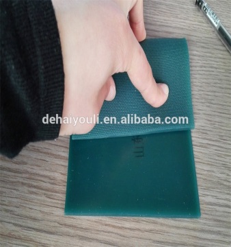Green 3mm silicone sheet for laminated glass