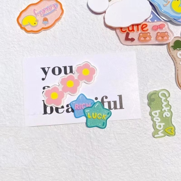 Customizable Acrylic Shoes Inspired by Crocs: Personalize Your Look with Brand Logos and Lovely Charms