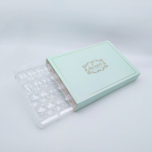 Macarsons Donut Dessert Paper Sleeve With Blister Tray