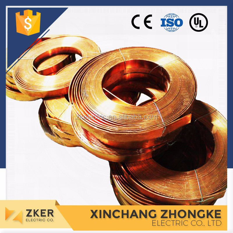 Manufacture copper stripe copper clad Steel tape square,varilla de Tierra,copper coated steel tape for ground system