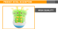 Filhos de Bell Cartoon Tumbler Worm brinquedo Rock