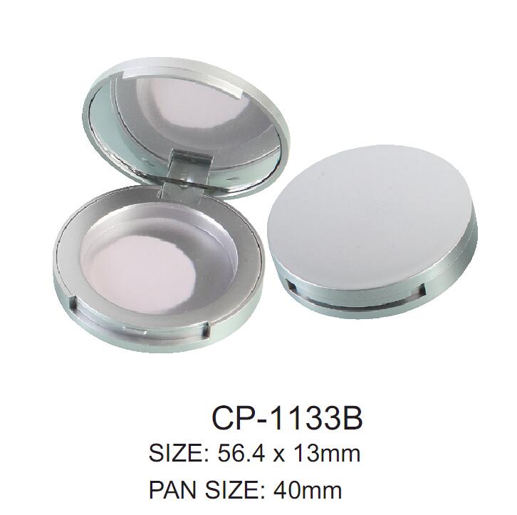 Plastic Round Cosmetic Compact Case Packaging