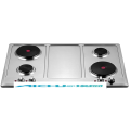 Kecekapan Tinggi Mudah Alih 4 Burners Electric Cooktop