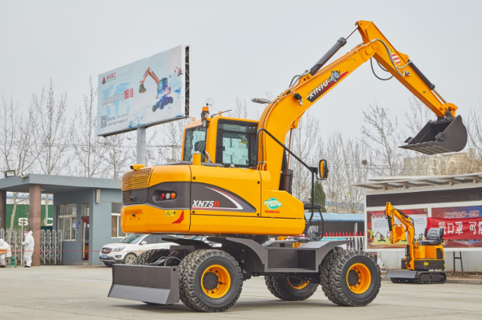 6 ton wheel excavator