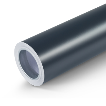 Satin Dark Night Grey Car Wrap